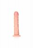 Cielisty zakrzywiony penis dildo na przyssawce  20 cm